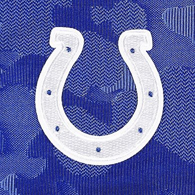 Men's Antigua Royal Indianapolis Colts Brigade Quarter-Zip Sweatshirt