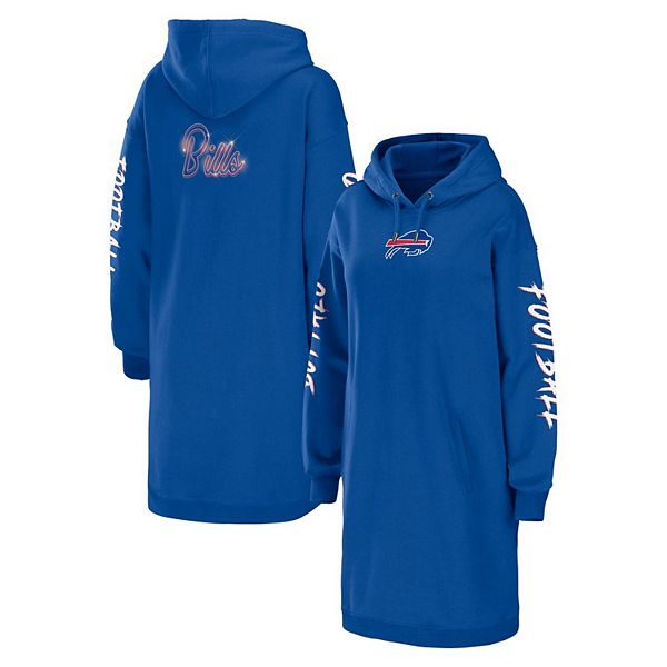 Buffalo Bills WEAR by Erin Andrews Women's Vintage Corduroy Pullover  Sweatshirt - Royal