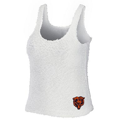 Women's WEAR by Erin Andrews Cream Chicago Bears Plus Size Cozy Scoop Neck Tank Top & Pants Set
