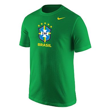 Men's Nike Green Brazil National Team Core T-Shirt