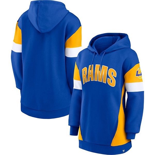 Men's Fanatics Branded Royal Los Angeles Rams Extra Point Pullover Hoodie