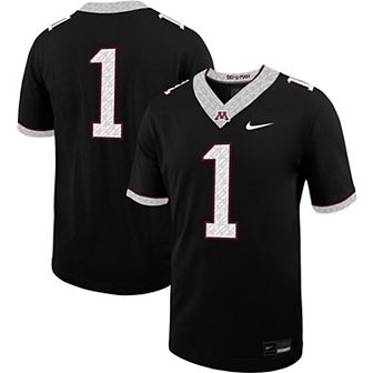 Men's Nike #1 Black Minnesota Golden Gophers Untouchable Football Jersey
