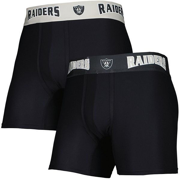 Lids Las Vegas Raiders Concepts Sport Epiphany Allover Print Boxer Shorts -  White