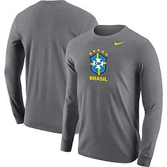 Men's Nike Brazil National Team Green Strike Raglan Full-Zip Performance  Track Jacket