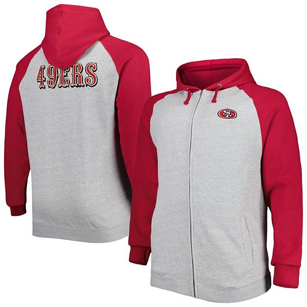 San francisco 49ers zip up outlet hoodies