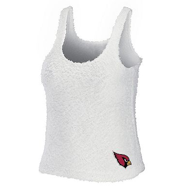 Women's WEAR by Erin Andrews Cream Arizona Cardinals Cozy Scoop Neck Tank Top & Pants Sleep Set