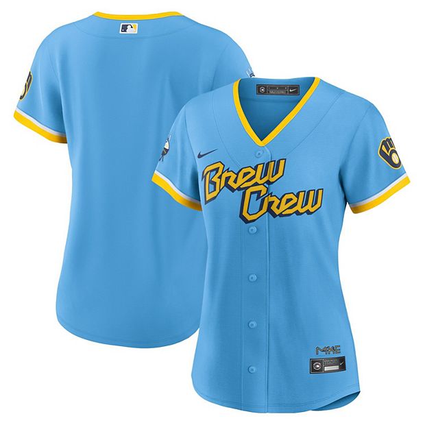 Milwaukee Brewers Nike Toddler 2022 City Connect Replica Team Jersey -  Powder Blue