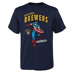 MLB Milwaukee Brewers Toddler Boys' 2pk T-Shirt - 2T