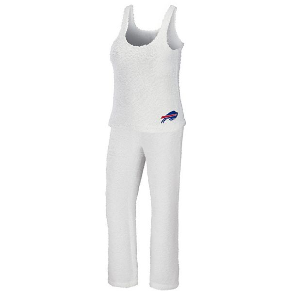 Women's WEAR by Erin Andrews Cream Buffalo Bills Cozy Scoop Neck Tank Top &  Pants Sleep Set