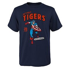 Detroit Tigers Stitches Youth Combo T-Shirt Set - Navy/White
