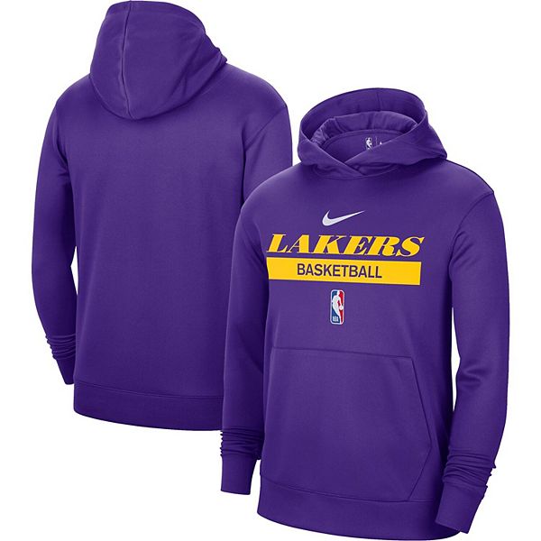 Men's Los Angeles Lakers Nike Purple Essential Practice Performance T-Shirt