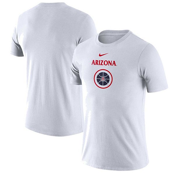 Men's Nike White Arizona Wildcats Basketball Team Issue Legend Logo ...