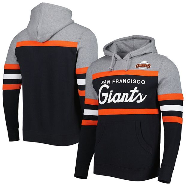 Men's San Francisco Giants Nike Black Jersey Button-Up Hoodie