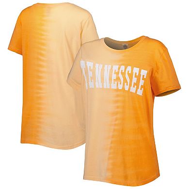 Women's Gameday Couture Tennessee Orange Tennessee Volunteers Find Your Groove Split-Dye T-Shirt