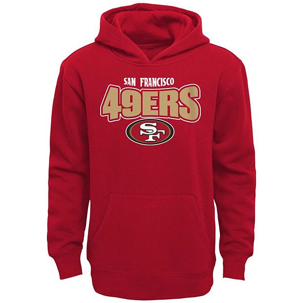 Nike Youth San Francisco 49ers Icon Logo Pullover Hoodie