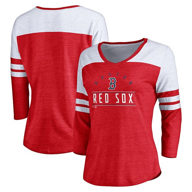Boston Red Sox Fanatics Branded Women's Long Sleeve T-Shirt - White