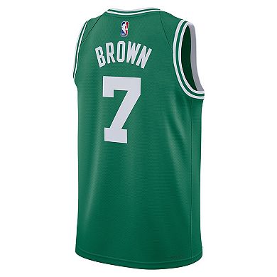 Unisex Nike Jaylen Brown Kelly Green Boston Celtics Swingman Jersey - Icon Edition