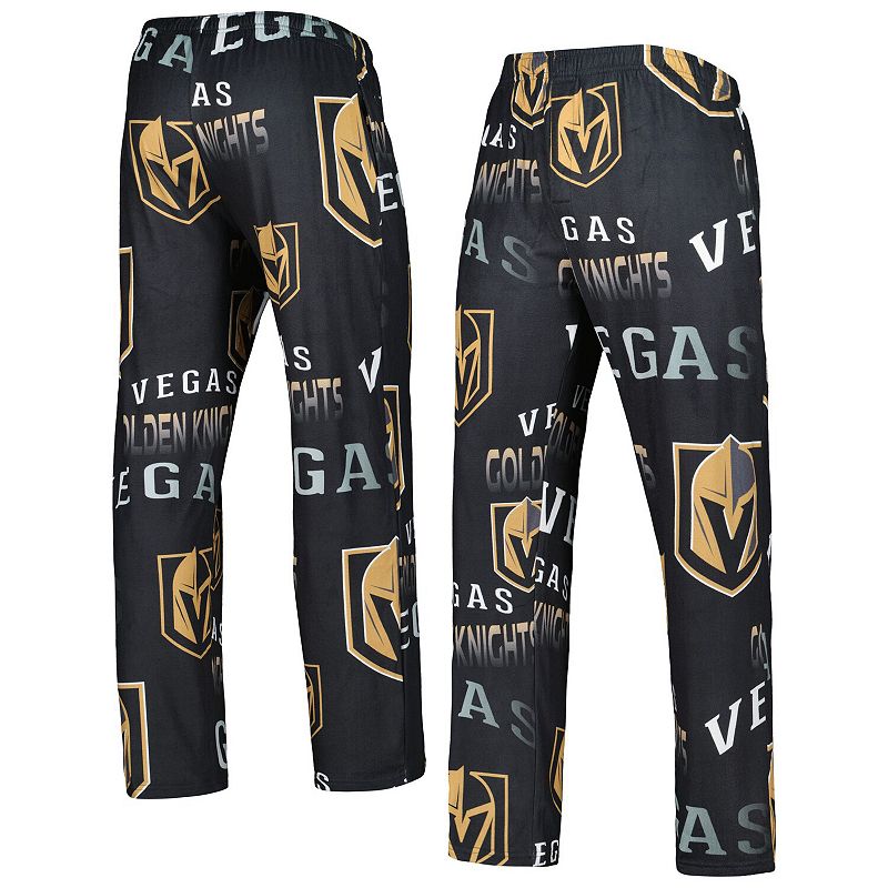 Concepts Sport Women's Las Vegas Golden Knights Lineup Black Leggings, Medium | Holiday Gift