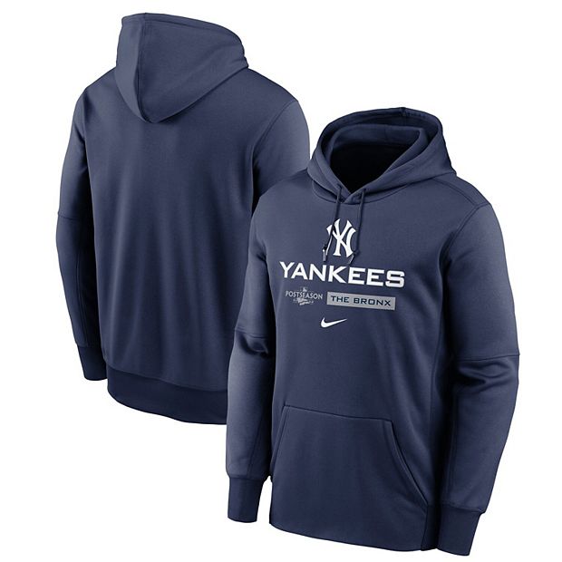 Men's Nike Navy New York Yankees 2022 Postseason Authentic Collection  Dugout Pullover Hoodie