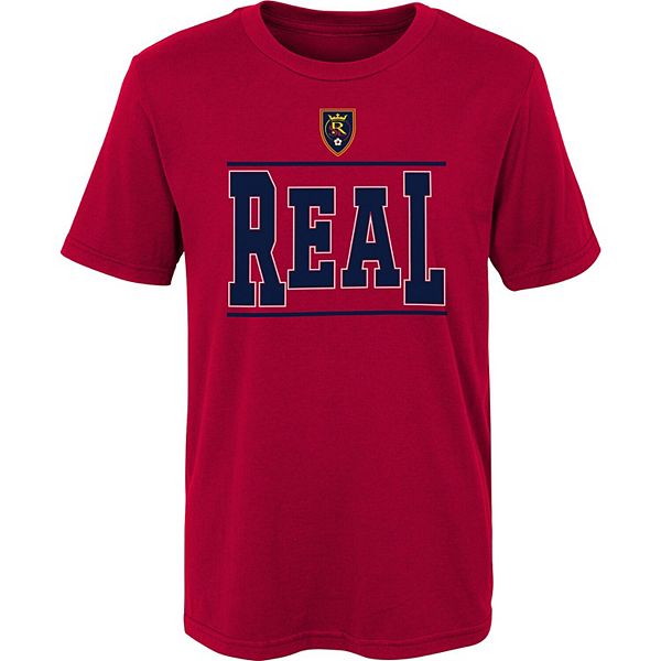 Youth Red Real Salt Lake Players T-Shirt