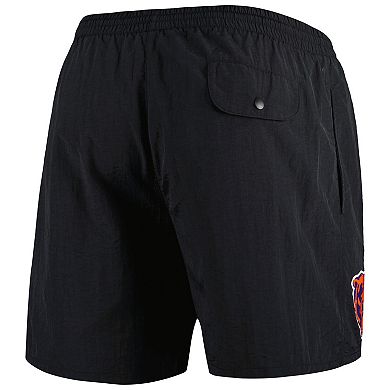 Men's Mitchell & Ness Black Chicago Bears Team Essentials Nylon Shorts