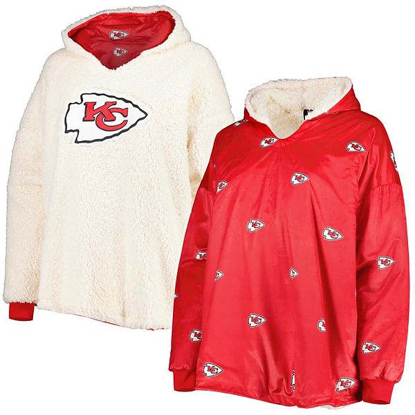 Kansas City Chiefs Sherpa Soft Zip Up Jacket FOCO