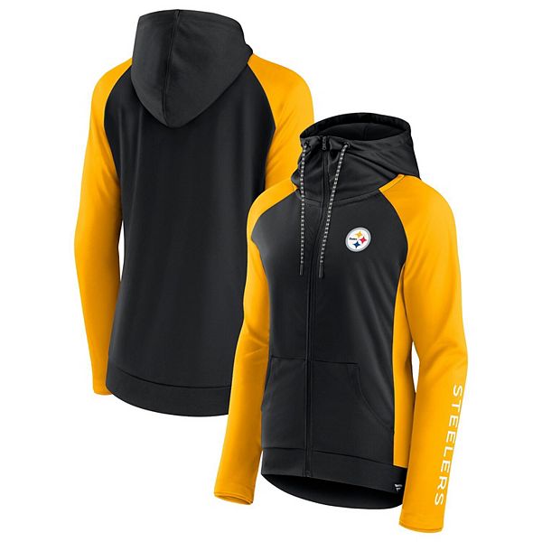 Pittsburgh Steelers Nike Women's Fleece Raglan Hoodie Dress