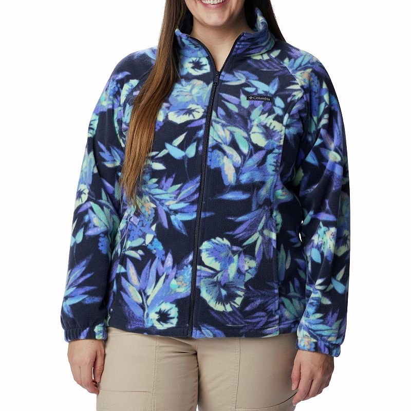 Plus Size Columbia Benton Springs Floral Print Jacket, Womens, Size: 1XL, 