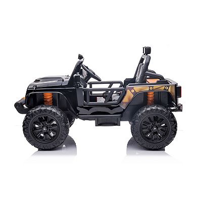 Blazin Wheels Off Roader Black 12V Vehicle
