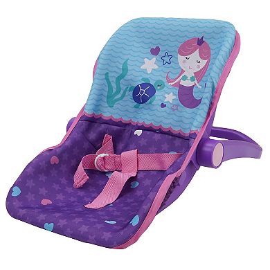 509 Crew Mermaid 21 Piece Set: Doll Stroll n Play & Care Set - Includes Stroller, Car Seat, Highchair, Play Yard, 15 Piece Accessories