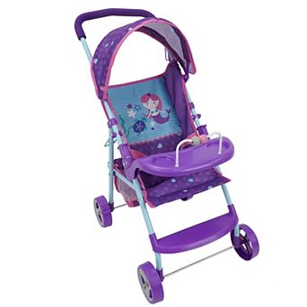 509 Crew: Mermaid Doll Travel Play Pretend Stroller