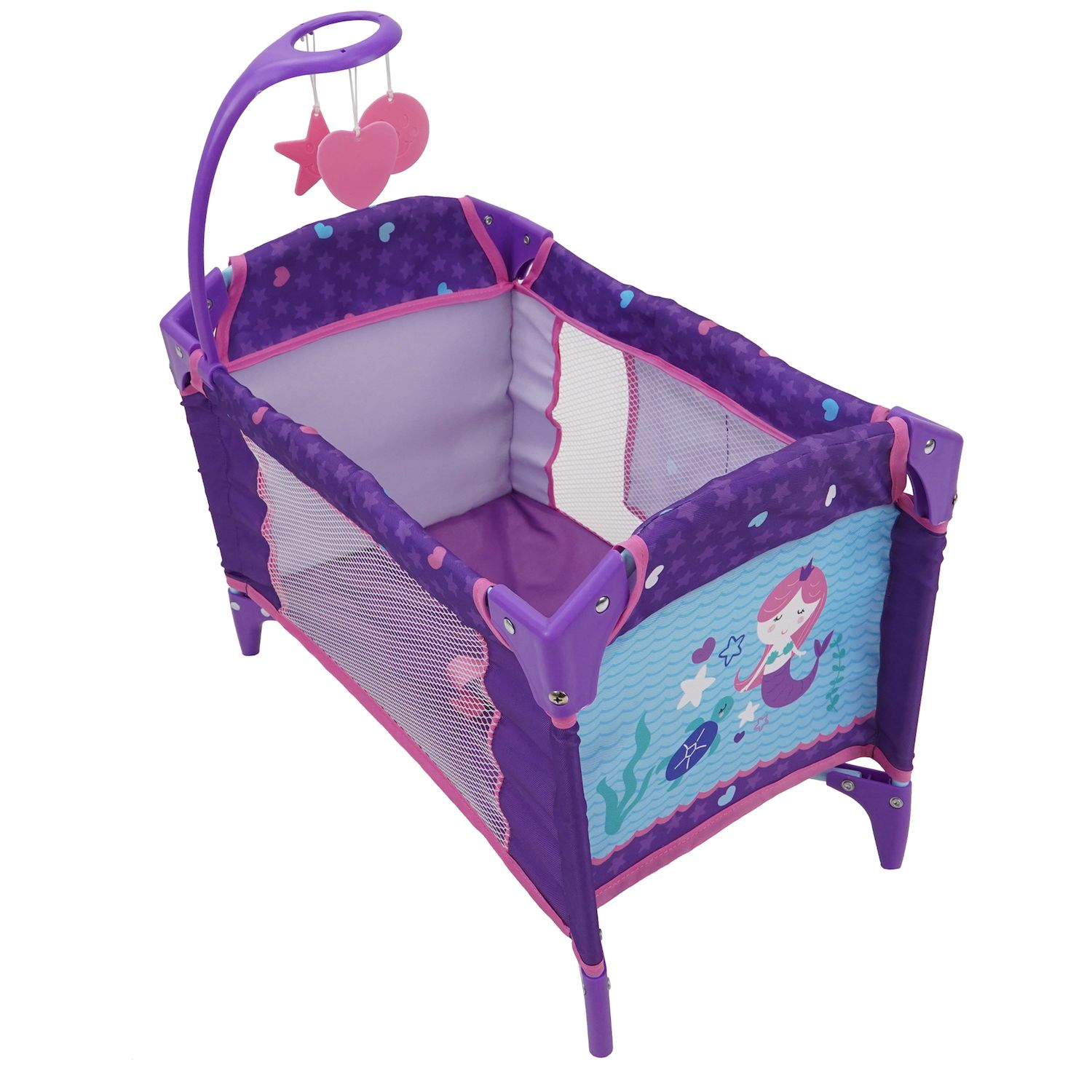 Set Per Bambole 509 Crew's Rainbow - 21 Pezzi Con Passeggino, Lettino, Seggiolone E Accessori - Gioco Di Ruolo Per Bambini Dai 3 Anni