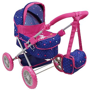 509 Crew Unicorn Doll Pretend Play Pram