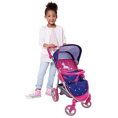509 Crew Unicorn 2-in-1 Doll Converting Car Seat & Stroller Travel System