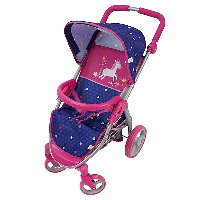 509 Crew Bunnicorn Poupée Pram N Feed 8 Pièces - Set Complet Landau Poupée Pour Enfants