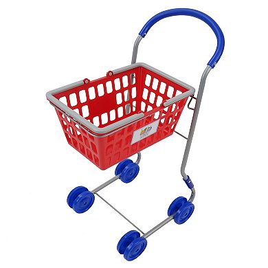 509 Crew 2-in-1 Red Pretend Play Shopping Cart