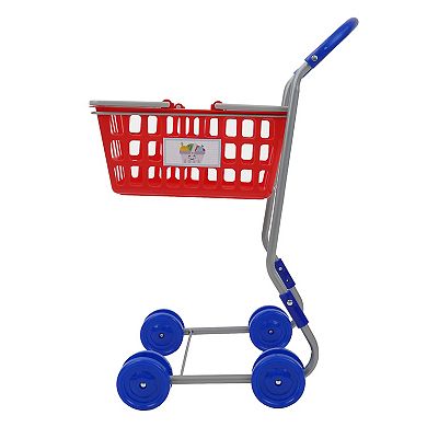 509 Crew 2-in-1 Red Pretend Play Shopping Cart