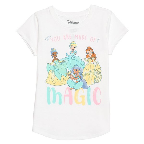 Disney Princesses Girls 4-12 Made Of Magic Graphic Tee by Jumping Beans®