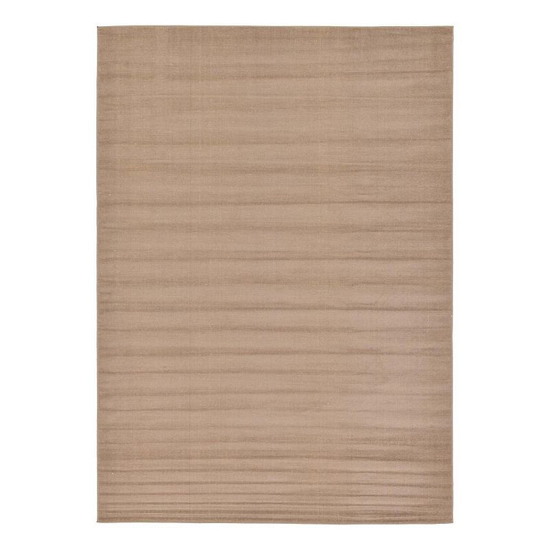 Unique Loom Solid Williamsburg Rug, Brown, 10X13 Ft