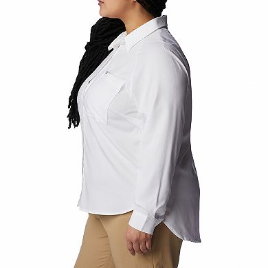 Plus Size Columbia Anytime Lite Button-Front Shirt