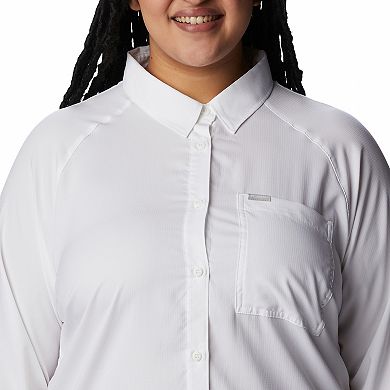 Plus Size Columbia Anytime Lite Button-Front Shirt
