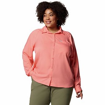 Plus Size Columbia Anytime Lite Button-Front Shirt