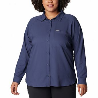 Plus Size Columbia Anytime Lite Button-Front Shirt