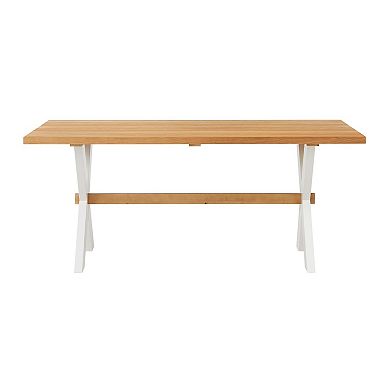 Alaterre Furniture Chelsea Dining Table & Bench 2-piece Set