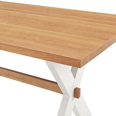 Alaterre Furniture Chelsea Dining Table & Bench 2-piece Set