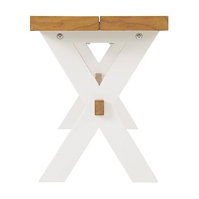 Alaterre Furniture Chelsea Dining Table & Bench 2-piece Set