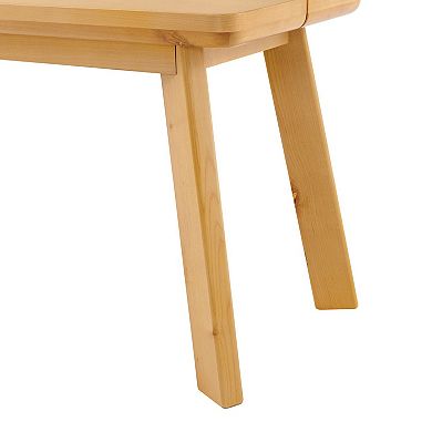 Alaterre Furniture Shelburne Dining Table & Bench 2-piece Set