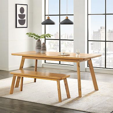 Alaterre Furniture Shelburne Dining Table & Bench 2-piece Set