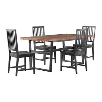 Alaterre Furniture Walden Dining Table & Chairs 5 pc Set
