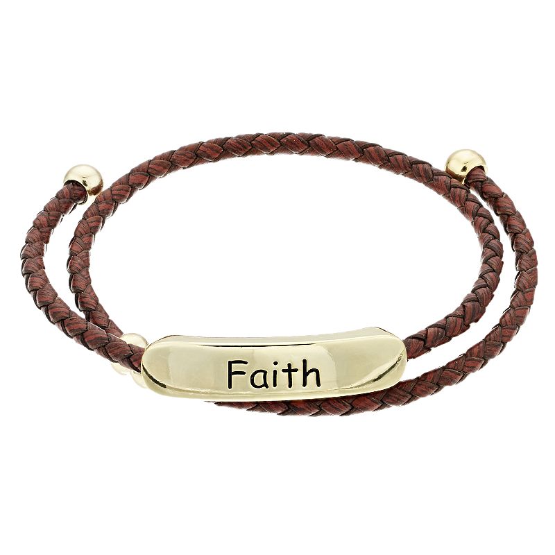 City Luxe Faith Link Coil Bracelet, Womens, Multicolor